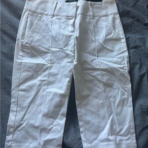 White Cropped Pants